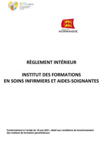 Règlement intérieur IFSI IFAS 2021-2022