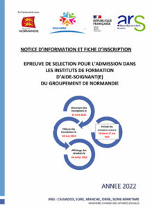 Notice d'information et fiche d'inscription Aide-Soignant 2022